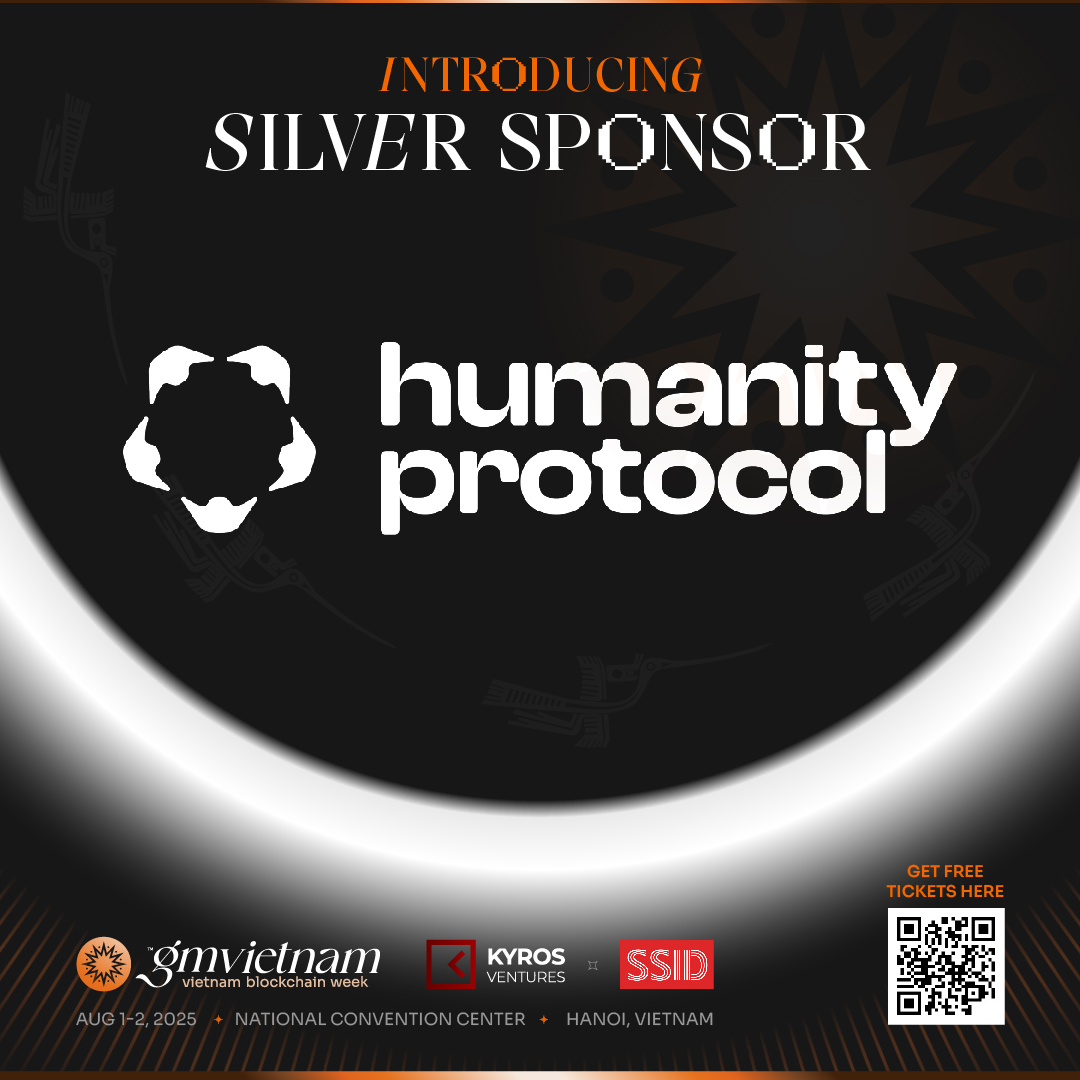 Proud to have @Humanityprot as a Silver Sponsor of GM Vietnam 2025! Humanity  Protocol is a blockchain-based identity solution using palm biometrics &  zero-knowledge proofs to empower users with privacy-first, human-centric  digital