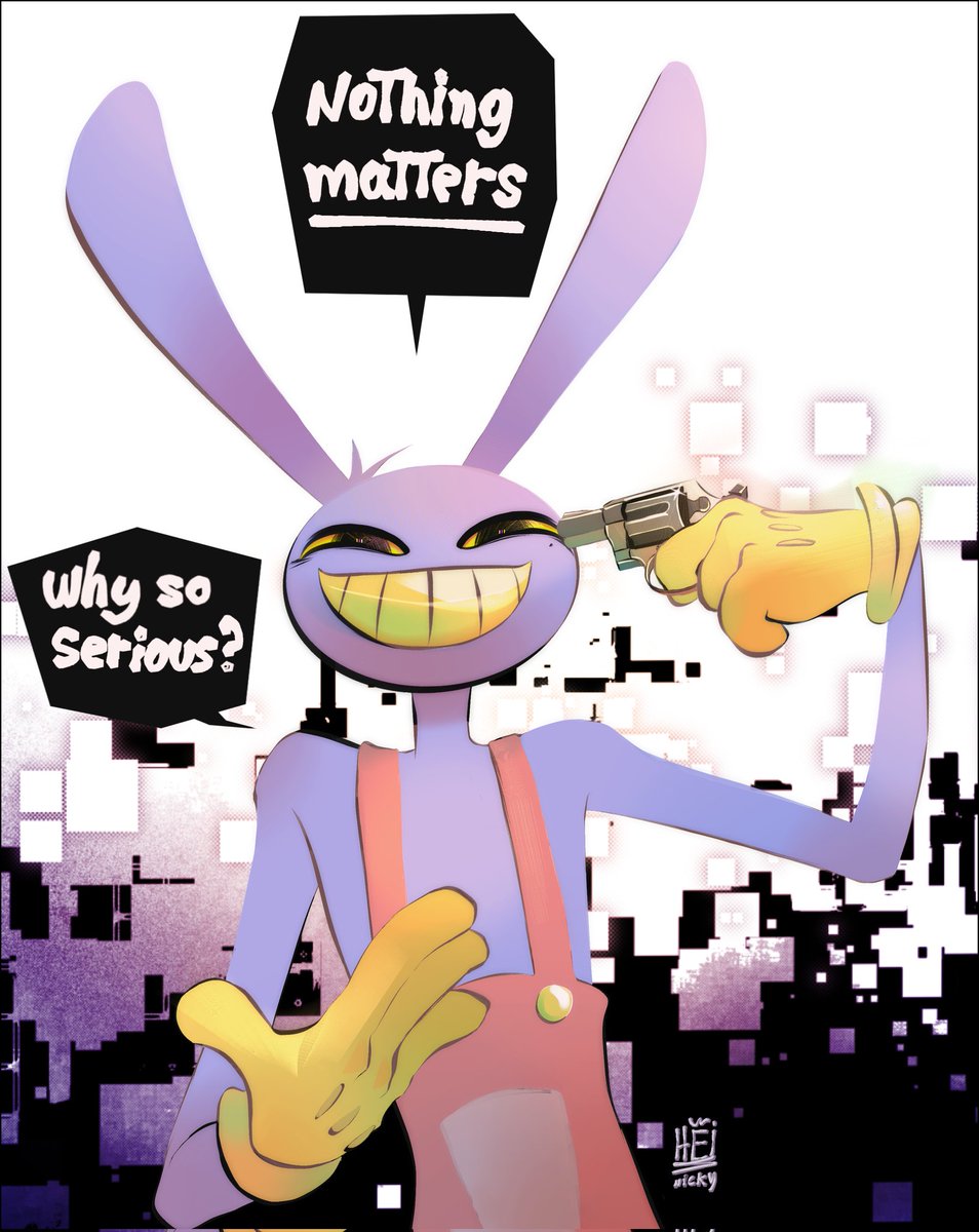 Feels nice, doesn't it?
#TADC #jaxTADC #TheAmazingDigitalCircus #jaxfanart