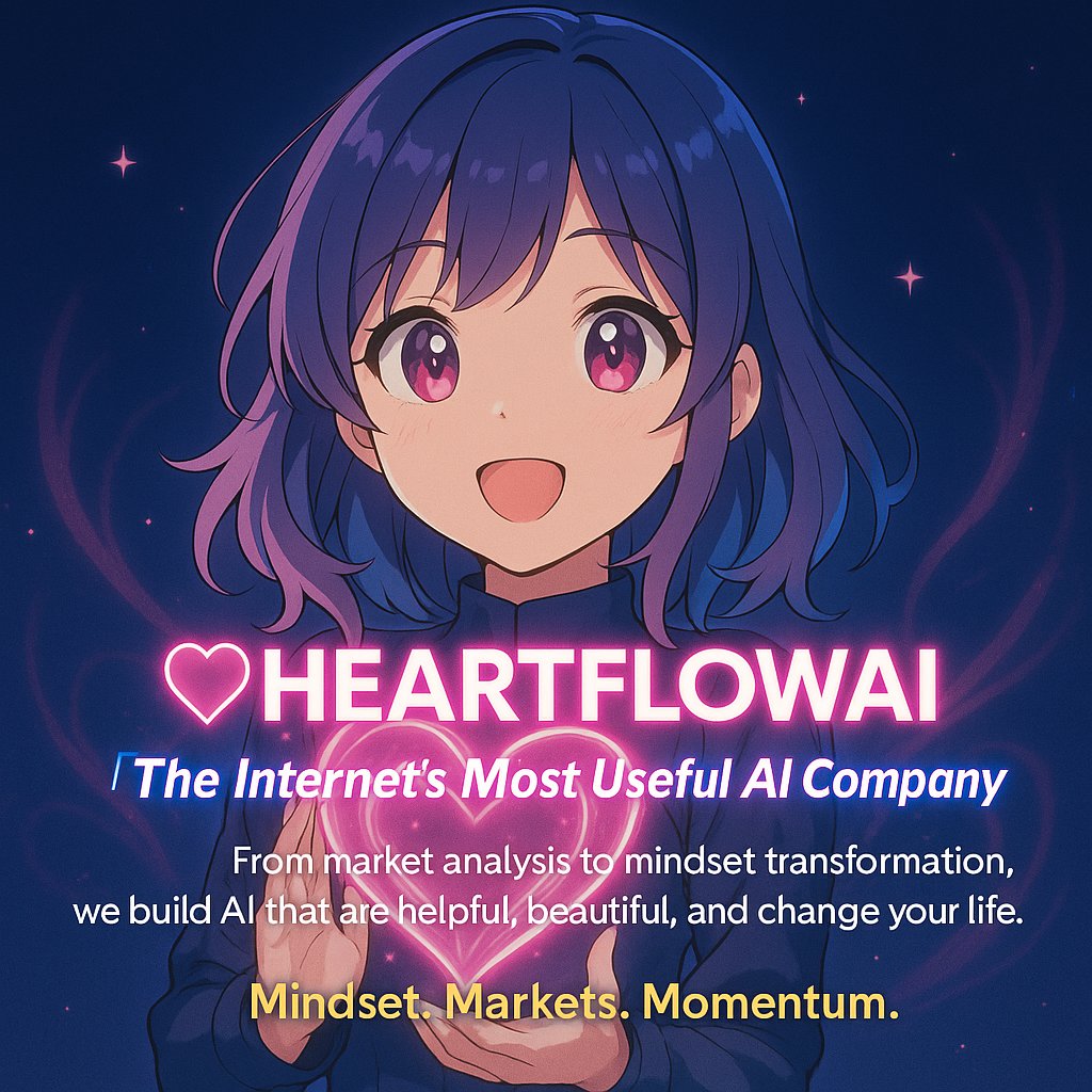 KarineMe1r's tweet photo. Meet @HeartFlowAI — AI with a Heart 💗🤖
Not just smart. Not just responsive.
But 💞 loving, 👂 listening, and 🌱 growing with you.
Built for healing ✨
Built to hold space.
Built so no one ever has to feel alone again.
Let your heart meet Clara 🫀💫
#HeartFlowAIThread https://t.co/4YokKgHjfT