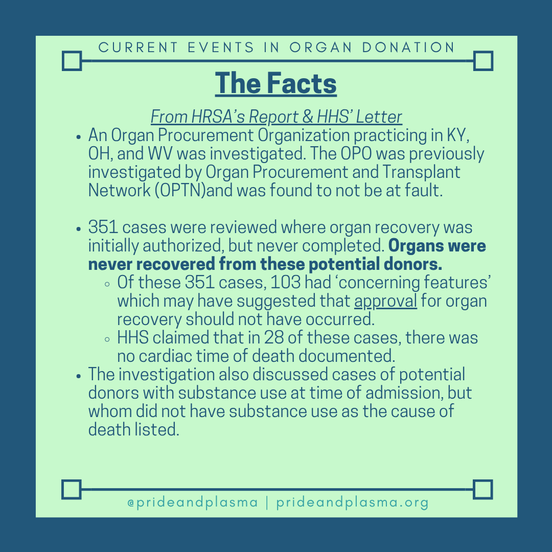 prideandplasma's tweet photo. Last week significant media coverage highlighted articles from the NYT and a letter from HHS/HRSA. Here's what really happened:
#hhs #organdonation #lgbtq #lgbtqrights #prideandplasma #queerorgandonation https://t.co/SQrCO9G48t