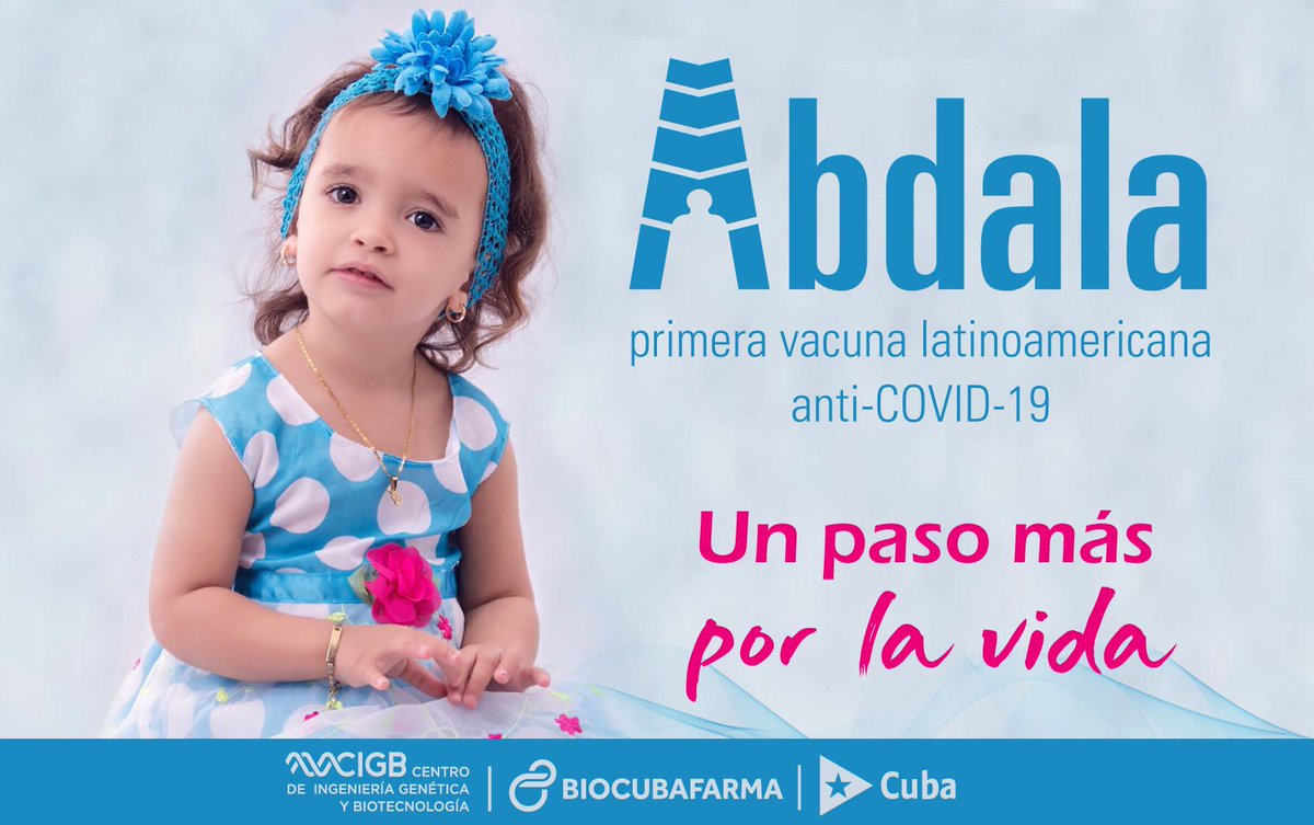 El estudio #Ismaelillo evidenció que la vacuna #Abdala es segura y bien tolerada en edades pediátricas. Estimula la producción de anticuerpos específicos contra la RBD del SARS-CoV-2, e induce títulos de inhibición del receptor ACE2 y anticuerpos neutralizantes en estas edades.