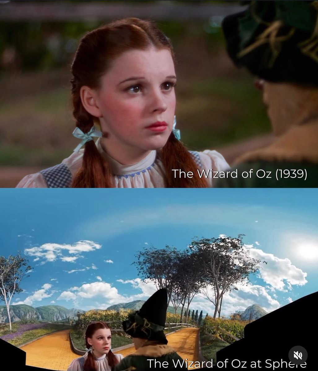 Bummed to see <a href="/BenMank77/">Ben Mankiewicz</a> supporting this butchering of THE WIZARD OF OZ.

We should encourage WB and families to see this, the way it was meant to be seen, in 1.37:1. Not this chopped up, re-compositied, destructive and insanely expensive presentation of the film.