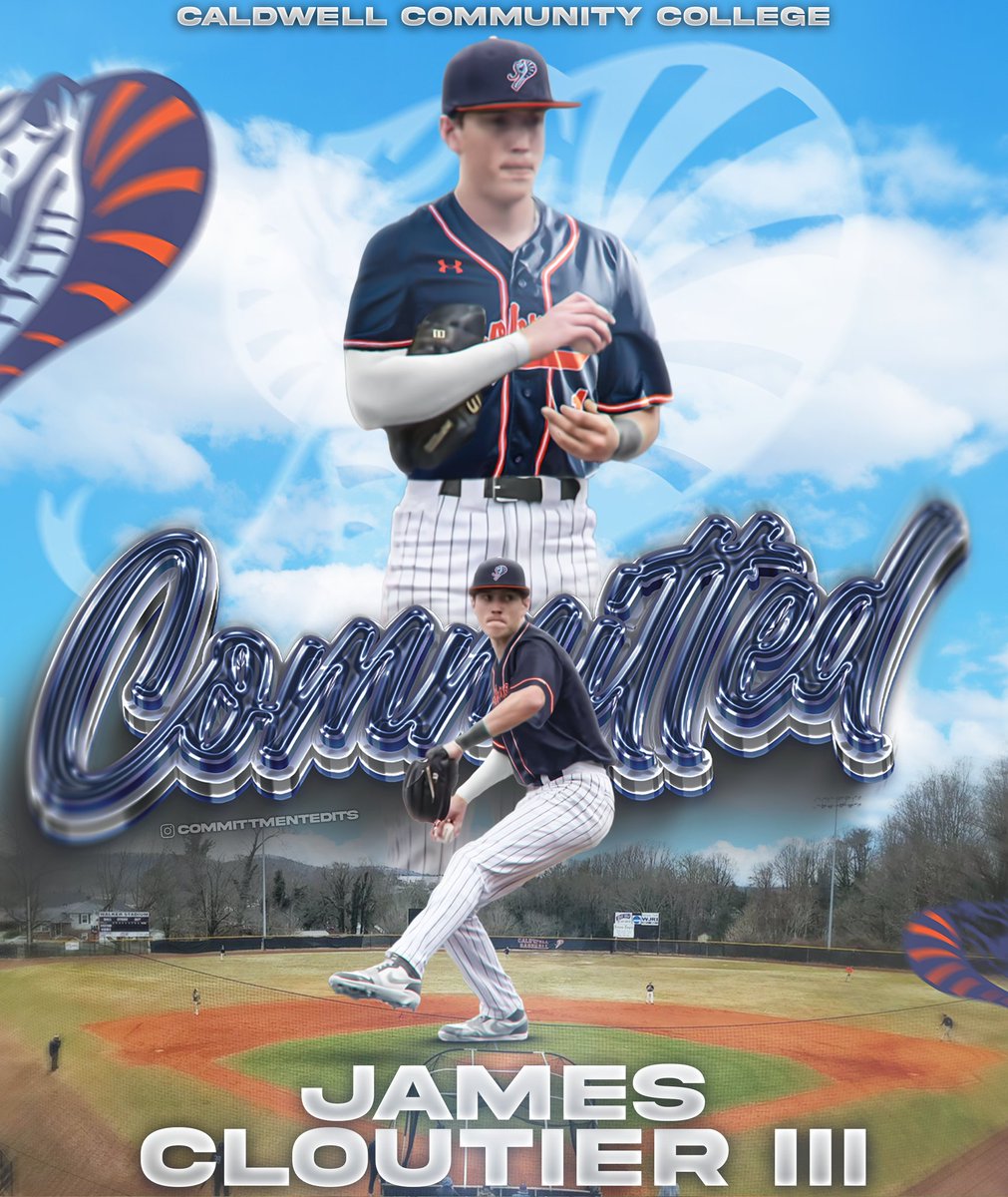 Congratulations to James Cloutier on his decision to continue his baseball and academics at Caldwell Community College! <a href="/cc_vikings/">Central Cabarrus Vikings</a> <a href="/boosters_cchs/">CCHS Boosters</a>