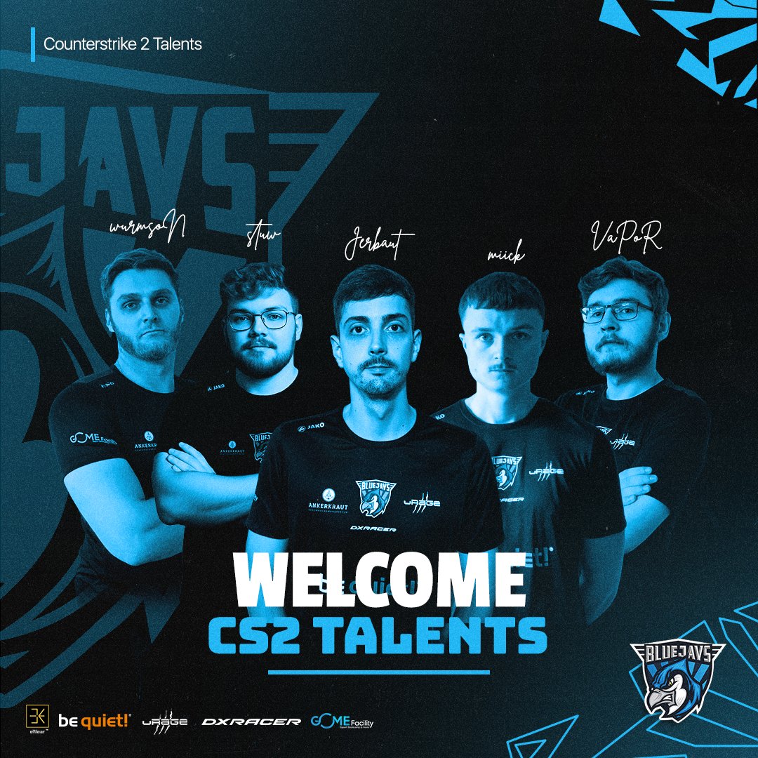 We’re proud to announce a brand-new roster for our CS2 Talents section, focused on the DACH region.

This team brings hunger, ambition, and one shared vision:
To rise and challenge the very best in the DACH scene.
Together, we aim to build the next generation of contenders —