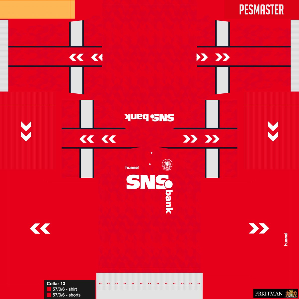 1994/95 #FCTwente home #PES kit