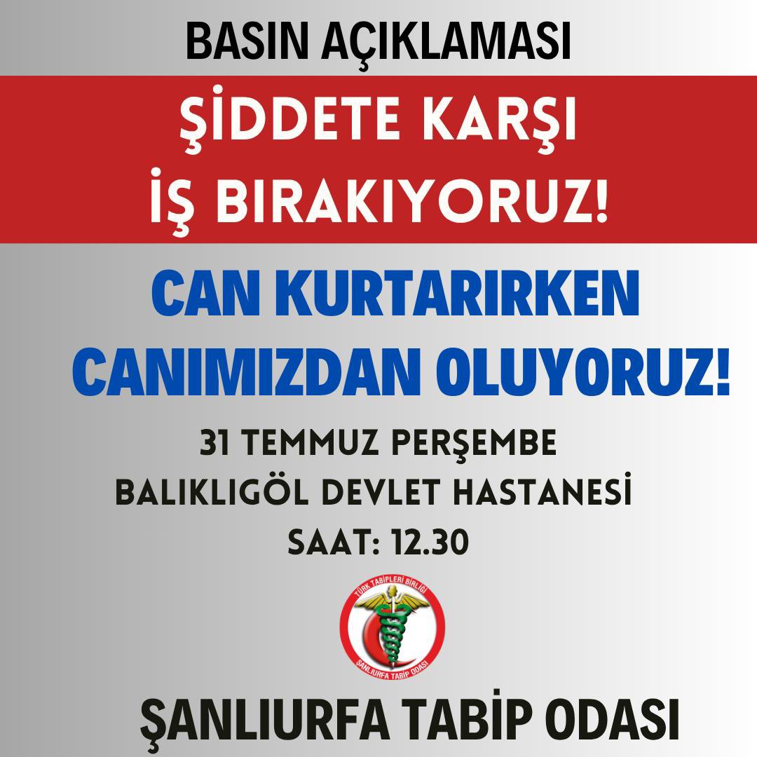 #sağlıktasiddetsonaersin