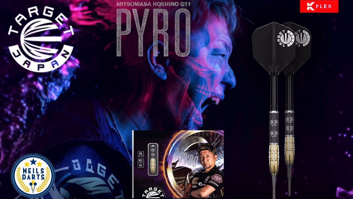 Neil’s Darts Review Channel (@neilsdarts) on Twitter photo NEW FROM TARGET JAPAN
TARGET JAPAN MITSUMASA HOSHINO PYRO G11
REVIEW
youtu.be/yMu4qzhSbnE
inspired by the comic book and film Ghost Rider
Like, share and subscribe to my YouTube channel
<a href="/TargetDartsJP/">TARGET SPORTS JAPAN</a> <a href="/TargetDarts/">Target Darts</a> <a href="/Garryplummer/">Garry Plummer</a> <a href="/PremierDarts/">Premier Darts Official</a> <a href="/DoubleTopDart/">Double Top Darts</a> NEW FROM TARGET JAPAN
TARGET JAPAN MITSUMASA HOSHINO PYRO G11
REVIEW
youtu.be/yMu4qzhSbnE
inspired by the comic book and film Ghost Rider
Like, share and subscribe to my YouTube channel
<a href="/TargetDartsJP/">TARGET SPORTS JAPAN</a> <a href="/TargetDarts/">Target Darts</a> <a href="/Garryplummer/">Garry Plummer</a> <a href="/PremierDarts/">Premier Darts Official</a> <a href="/DoubleTopDart/">Double Top Darts</a>