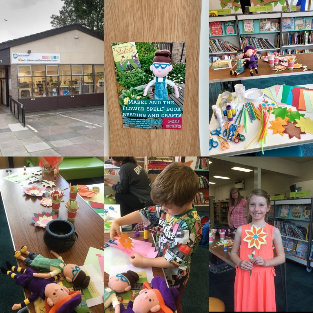 A great afternoon at Malton library with Mabel and Greta sharing their first adventure, Mabel And The Flower Spell.
<a href="/TinyTreeBooks/">Tiny Tree Books 📕</a> 
<a href="/books_north/">Children’s Books North Network</a> 
#kidslit
#picturebook