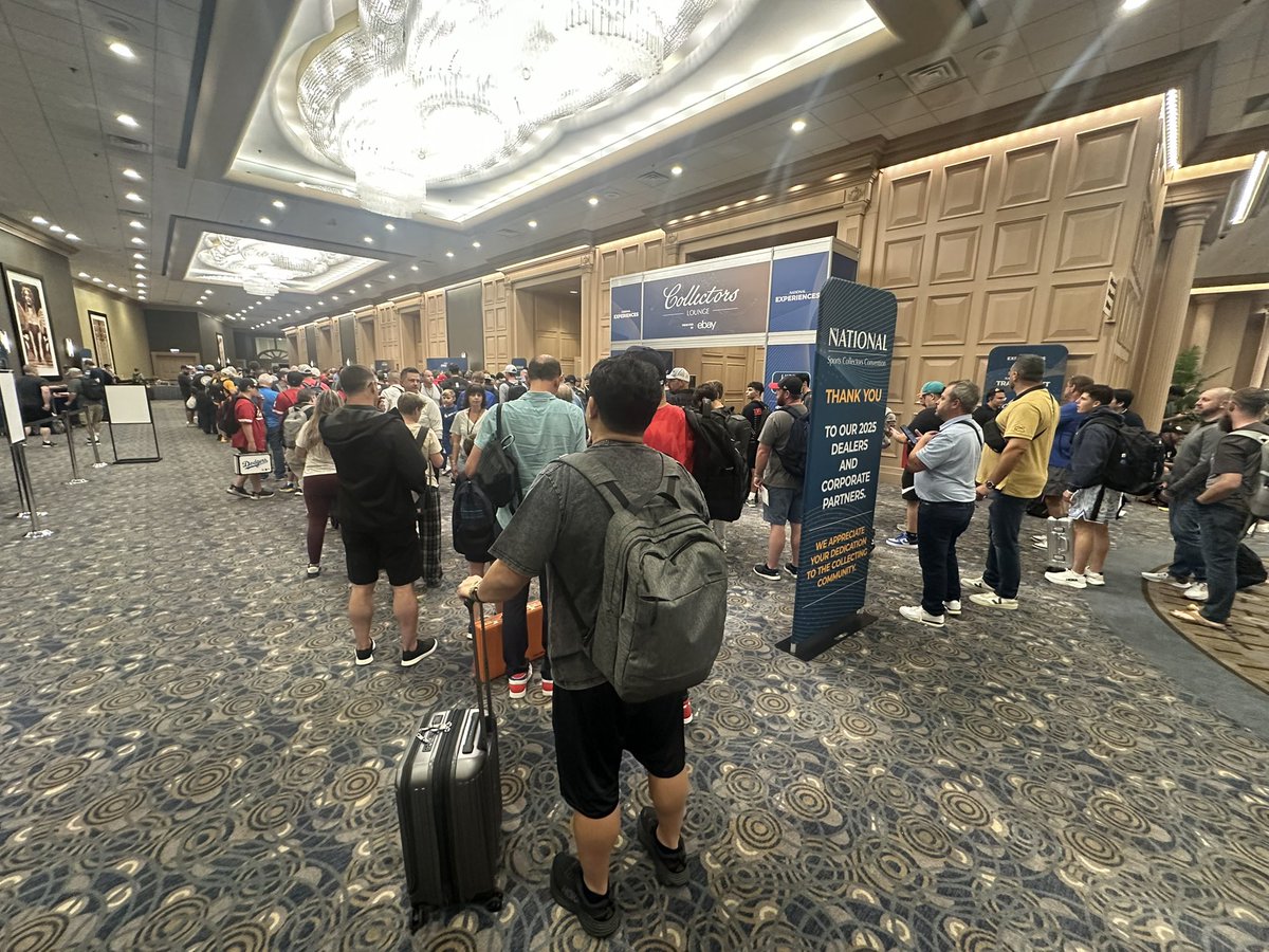 STL Cards and More (@herestl) on Twitter photo If you’re not in line <a href="/nsccshow/">The National Sports Collectors Convention Inc.</a> to get your passes right now for early entry…you’re not getting in early. Horrendous lines barely moving. Off to a great start! If you’re not in line <a href="/nsccshow/">The National Sports Collectors Convention Inc.</a> to get your passes right now for early entry…you’re not getting in early. Horrendous lines barely moving. Off to a great start!