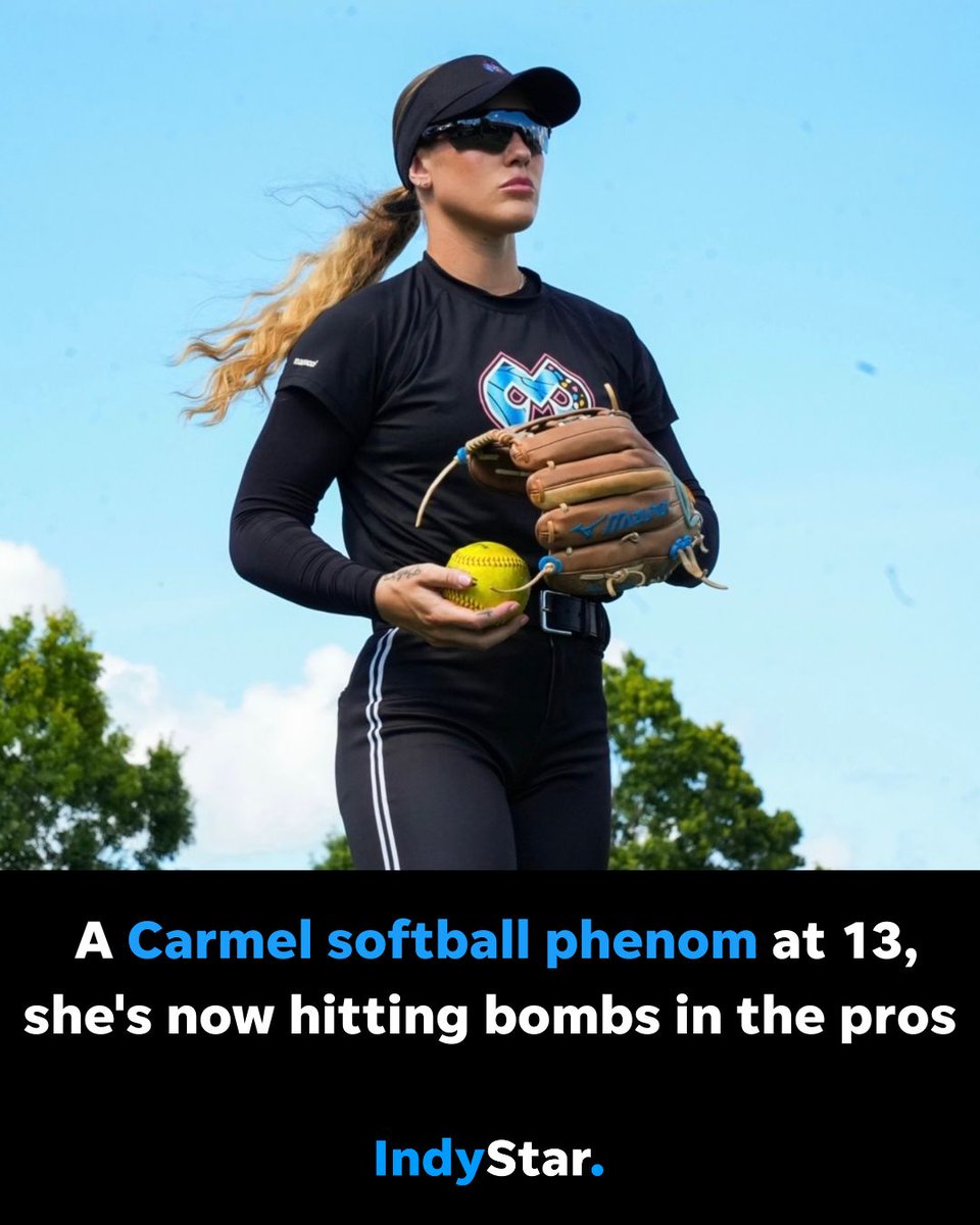 In softball, less than 2% of college athletes make it to the pros, according to the NCAA.

Here's what the journey has been like for Stormy Kotzelnick: indystar.com/story/sports/2…