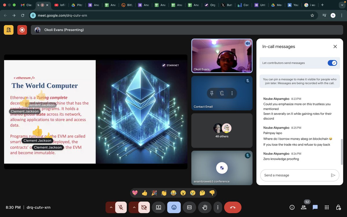 Week 1 Session 2 Class is Live..✅✅✅

Happy 10years to <a href="/ethereum/">Ethereum</a> Learning about Ethereum today