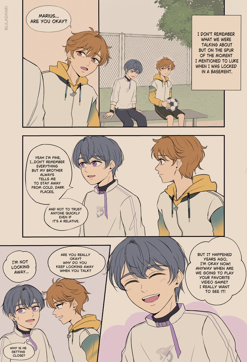 lilasmari's tweet image. Childhood friends AU 
(1/2)

#TearsOfThemis #未定事件簿 #LukePearce #夏彦 #MariusVonHagen  #陆景和