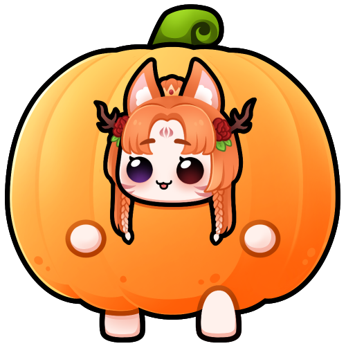 I'm Autumn and I'm an adorable chaotic little bean!
Art: @/ZulyArts