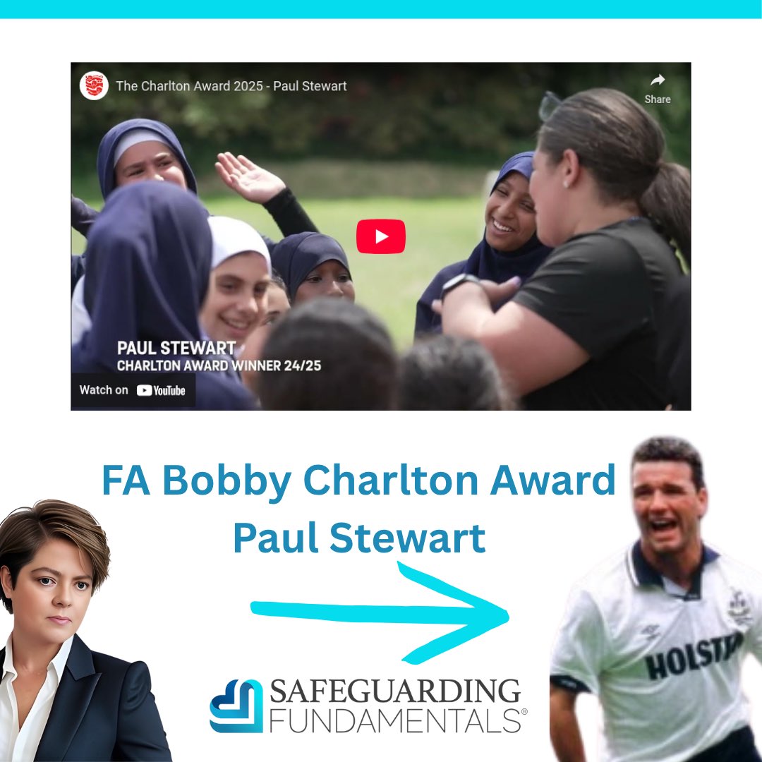 #TeamSGF’s <a href="/PStewy103/">Dr. Paul Stewart</a> has been awarded the 2024/5 Charlton Award by @thefa — recognising his work to make football safer for all.

Massive respect to Chris Brown, winner of the Hope Award, honouring Charlotte Hope’s legacy. #FAawards youtu.be/E0PLapO_uH8?si…