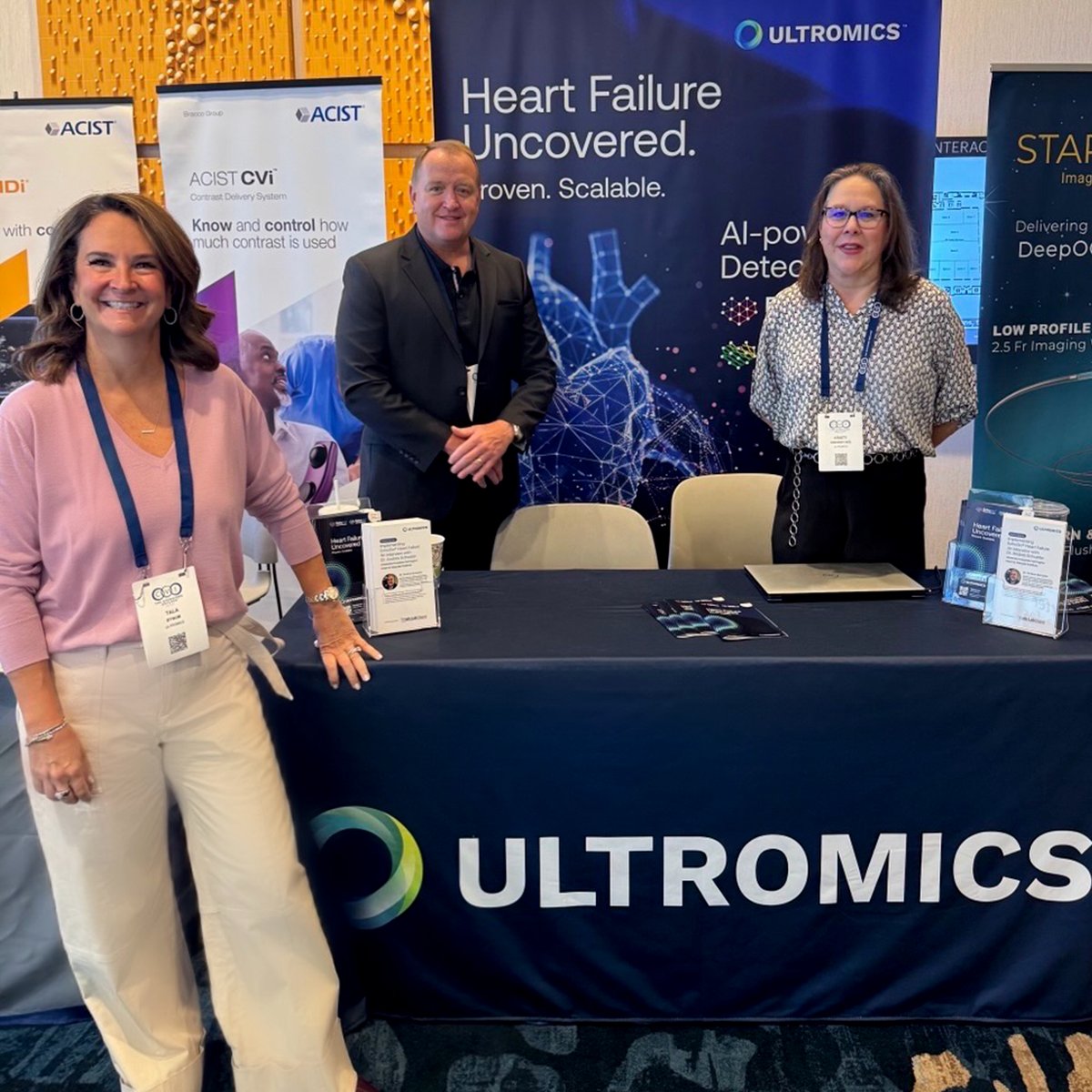 ultromics's tweet image. Ultromics just returned from #CVI2025 in Texas! It was great to connect with attendees, customers, and fellow innovators in cardiovascular imaging. Thanks to @cvinnovations for having us, and to everyone who stopped by to chat. We’re excited for what’s ahead! #Cardiology #CVI