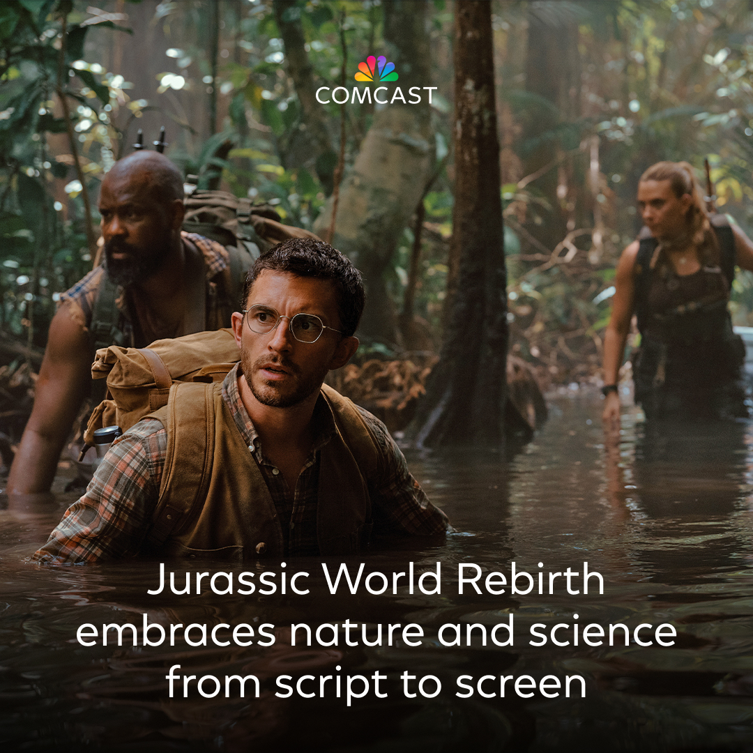 Comcast (@comcast) on Twitter photo From using renewable energy sources and fuel on set to donating catering and set materials to local communities, 'Jurassic World Rebirth' is the latest example of our efforts to extend sustainability from the set to the screen: comca.st/4l5syVu 🍃🎥 From using renewable energy sources and fuel on set to donating catering and set materials to local communities, 'Jurassic World Rebirth' is the latest example of our efforts to extend sustainability from the set to the screen: comca.st/4l5syVu 🍃🎥