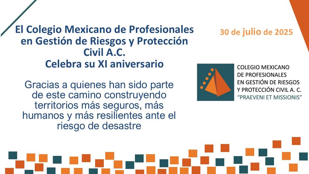 Col Mex en Gest. de Riesgos y Prot Civil (@colegio_pc) on Twitter photo 