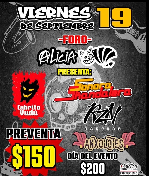 elcabritovudu's tweet photo. Cabritos de #CDMX estaremos en @multiforoalicio el  viernes 19 de septiembre junto a @skandalera @raztlan y @Anxolotes será un placer reencontrarnos y convivir 🏁 https://t.co/jwCuyvEM0v