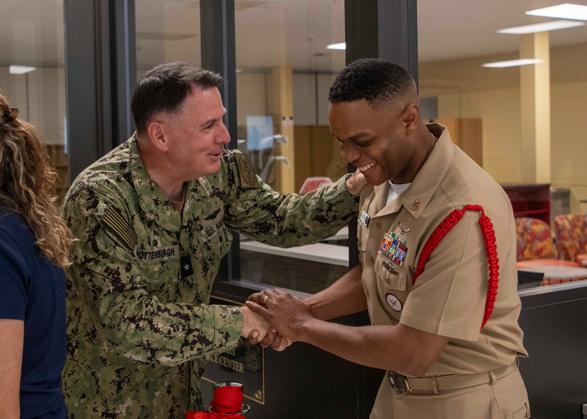 Recruit Training Command held a ribbon-cutting ceremony to recognize the collaborative efforts and dedication that transformed the Morale, Welfare, and Recreation (MWR) Library Resource Center into a functional, supportive space for recruits.