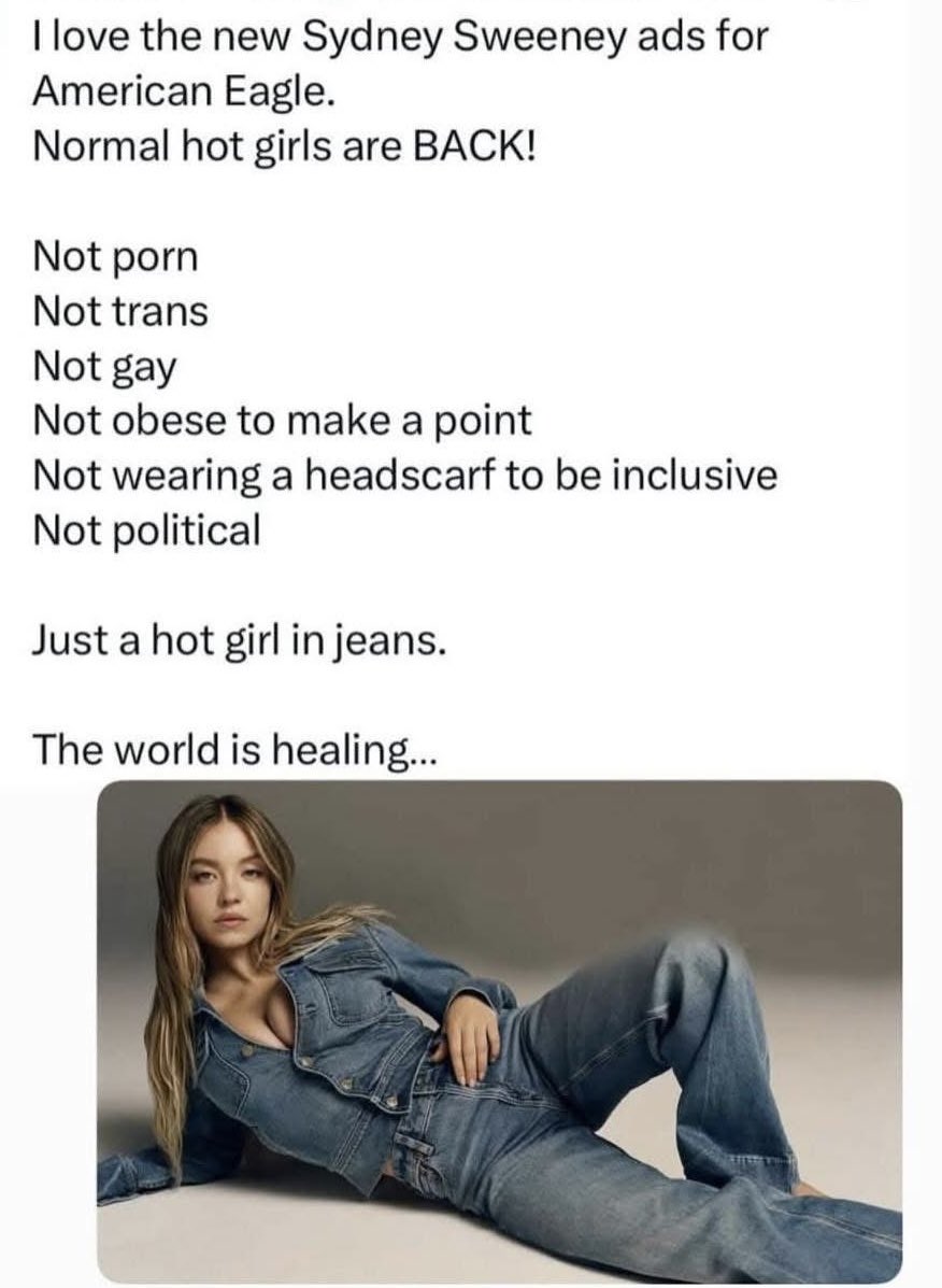 Halleluja! 

Laat dit dan ineens het einde inluiden van de verspreiding van het woke gif.. 👌