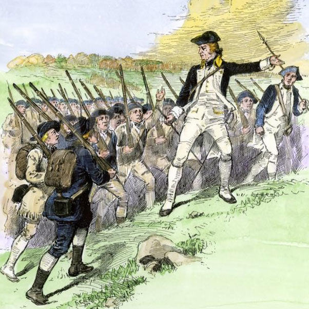 15 Aug 1777 Bennington, VT. Gen John Stark gathers his militia with Col Seth Warner’s  – a combined  2K men.  German Lt Col Friederich von Baum, who realized the strength of the rebel forces before him, built breastworks &amp; sent for reinforcements. #RevWar #History #AmRev