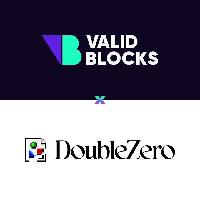Valid Blocks와 DoubleZero 로고 협업