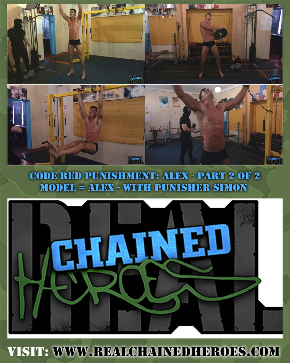JBons44658's tweet photo. @ChainedReal 

https://t.co/AYF0ogWjIE

CODE RED PUNISHMENT: ALEX 1-2

MuscleGod ALEX is HEAVILY PUNISHED!
WHIPPING-FORCED PUNITIVE WORKOUT-PAIN TEST UNDER THE LASH

Watch these AMAZING MUSCLETORTURE VIDEOS with One Subscription, and watch 100+ more HOT VIDEOS!

#muscletorture https://t.co/f03RDDVVFf