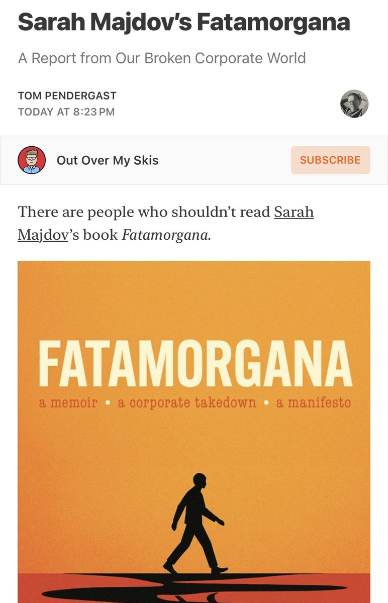 SarahMajdov's tweet image. Another review of Fatamorgana.
Thank you, Tom, for reading it so carefully.

open.substack.com/pub/tompenderg…
