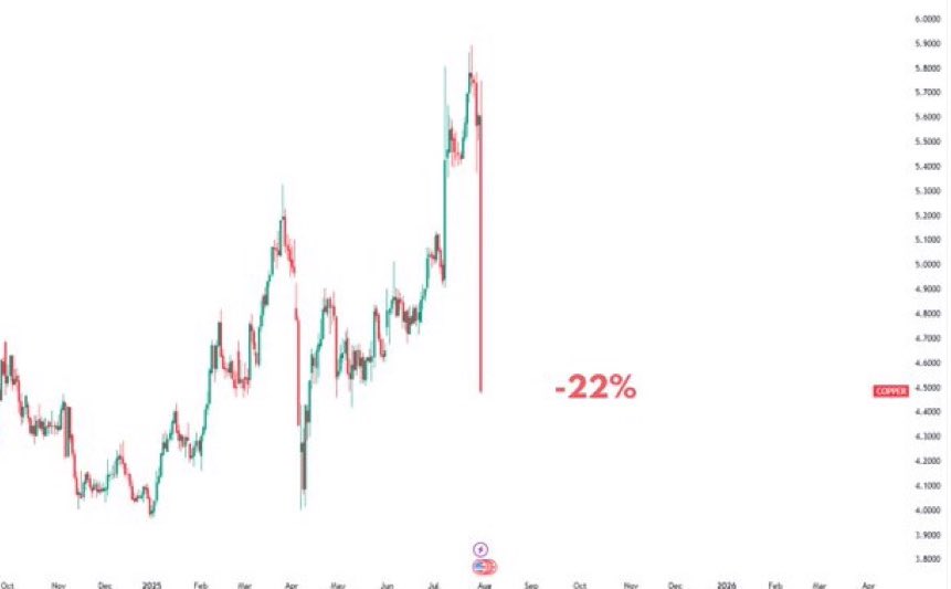 ترامب يأمر بفرض رسوم جمركية بنسبة 50% على بعض الواردات ومن ضمنها  النحاس ويهبد بأكثر من -20% 💥