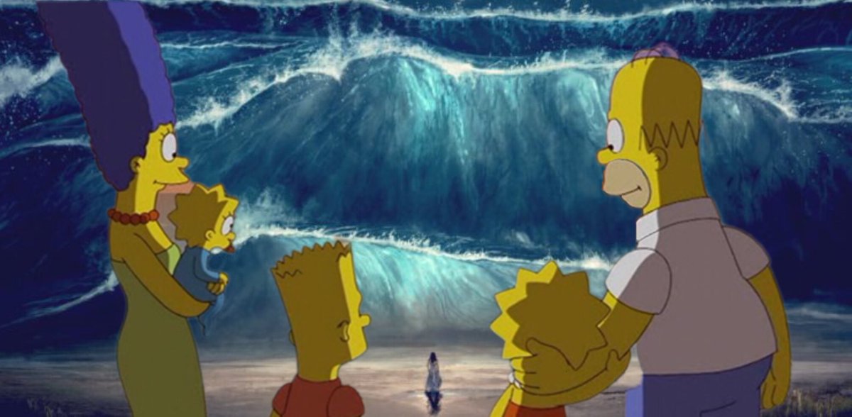 Japoneses alejándose de las costas por Tsunami // Latinos viajando a la costa pacífica con toda la familia para que conozcan un Tsunami.