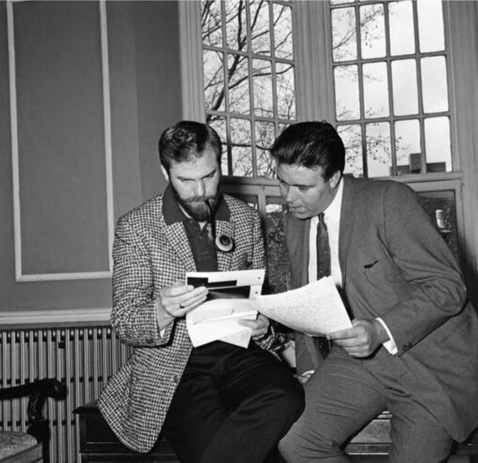 Tony: This is us, look. "A man's job"

Bill: Sounds like hard work

Tony: No, no, its the police force. "If you are between 19-30, 5ft 9 or over in good health, why not join the police force"!

Bill: I'll tell you why not. We're over 30, under 5ft 9 and your back's playing up!