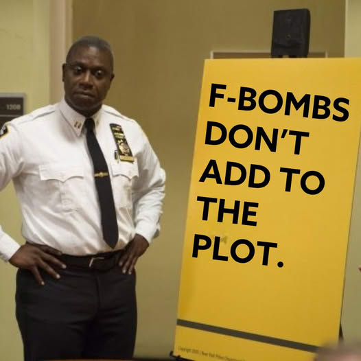 Bad words don't make bad stories better.