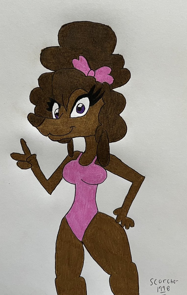 Art fight 2025 - lily 

Attack for <a href="/lilypuffette/">Sugar Bonnie</a> of their goofsona oc lily in her pink swimsuit doing a cute pose just before she dose some dancing and exercise on the beach

Hope you like it 

#artfight #artfight2025 #attack #drawing #sfw #fullbody #furry #anthro #oc #goofsona
