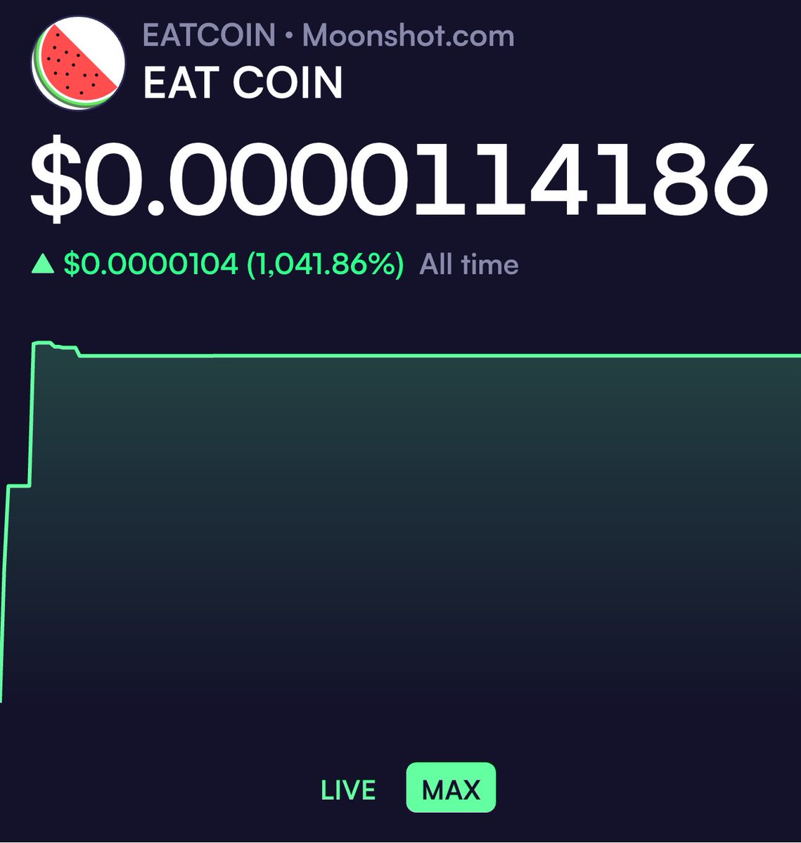 eatcoinproject's tweet photo. Today we launched the #EATCOIN and we received an immediate positive response from the community. Within the first 12 hours of launch we’ve raised some funding from donors, profits from our club, and funding from internal members that we will be sending over to the starving people of #Gaza.
By trading our crypto like any other coin, you help spread awareness and funding that will go a very long way to contribute to this starving population.
This is not a donation but an investment for humanity!
Stay tuned as this journey begins & prayers to the people of Gaza.
Check out EAT COIN on Moonshot: https://t.co/9A91uvqcRd
#crypto #palestine