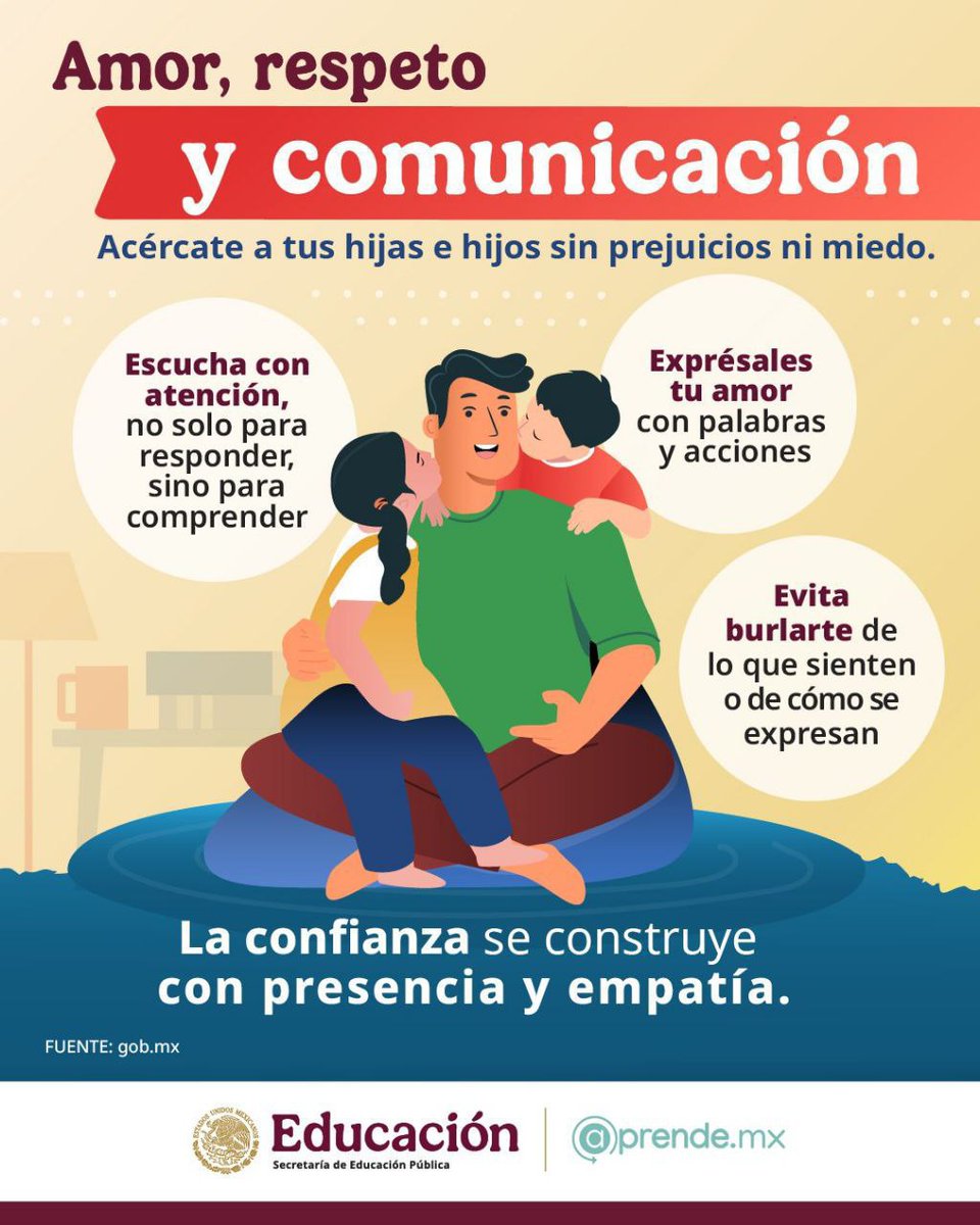 La prevención empieza en casa. Con escucha activa y diálogo, fortalecemos la autoestima de nuestras hijas e hijos frente a los retos. La prevención del consumo de sustancias se construye día a día en familia.  Consulten recursos útiles: amx.la/OrientacionesP…