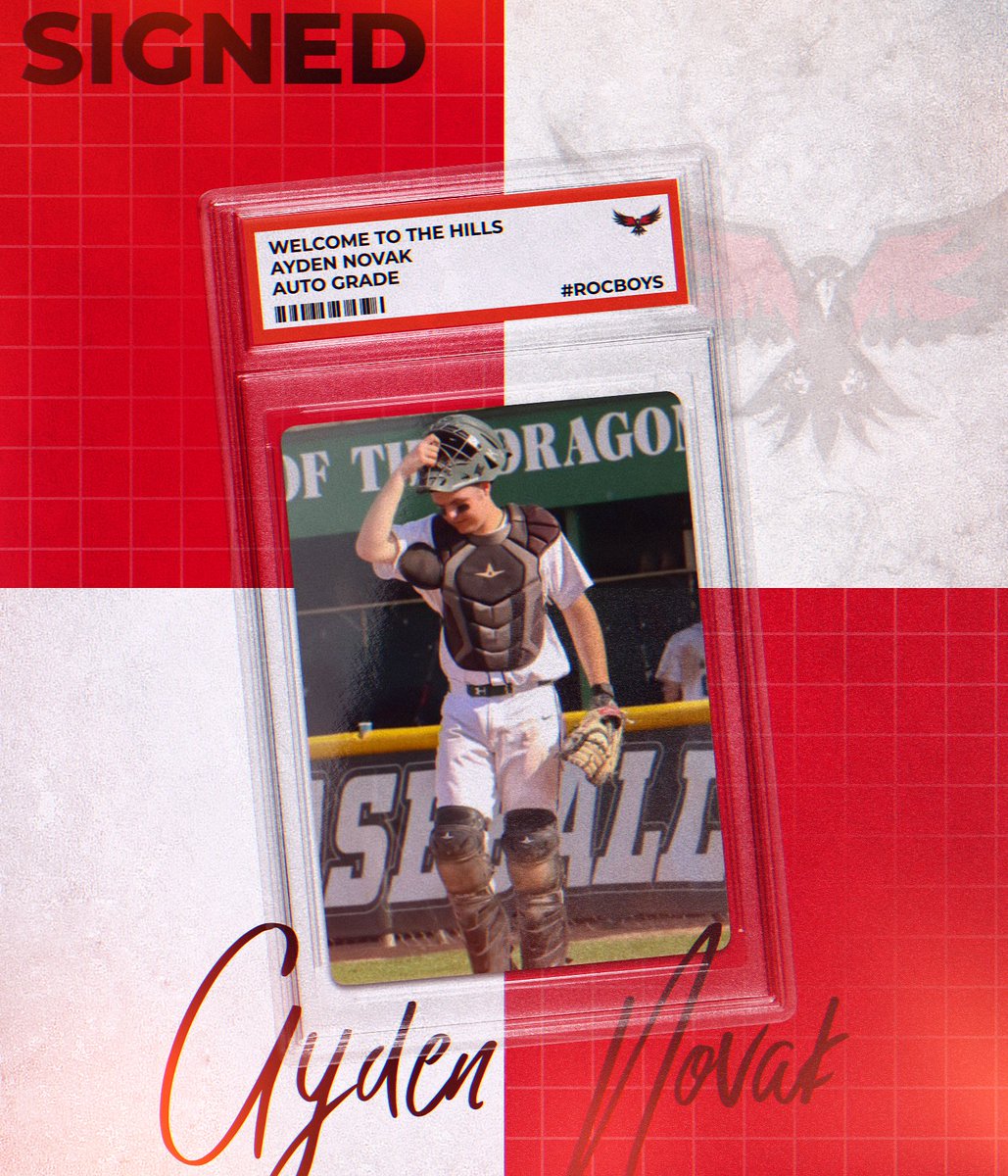 We are excited to announce the official signing of C Ayden Novak!

Welcome to the Hills <a href="/ajnovak28/">Ayden Novak</a>!