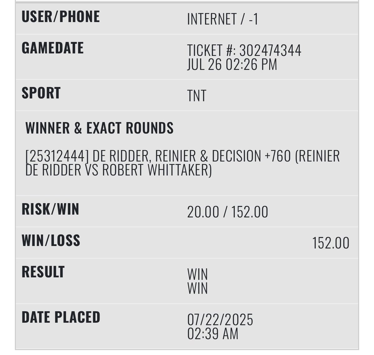 UFC_Oracle's tweet image. #ufc #GamblingTwitter 
✅ +760 hit RDR via Decision