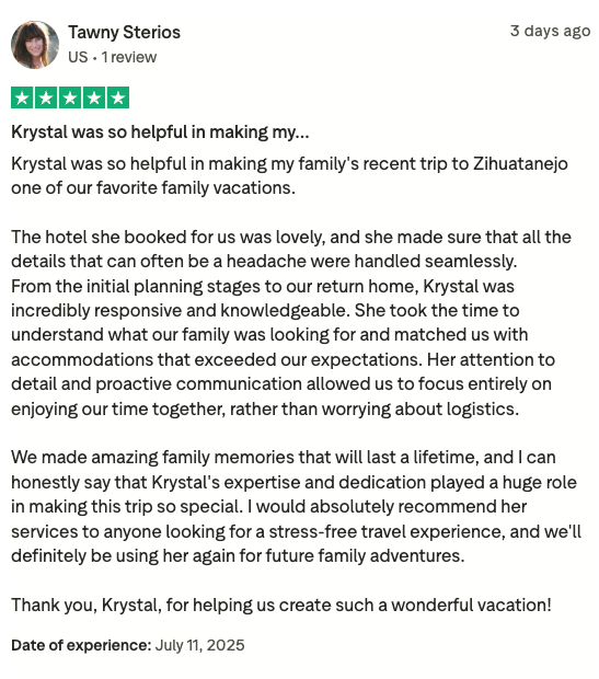 Recent review from a happy client ☺️