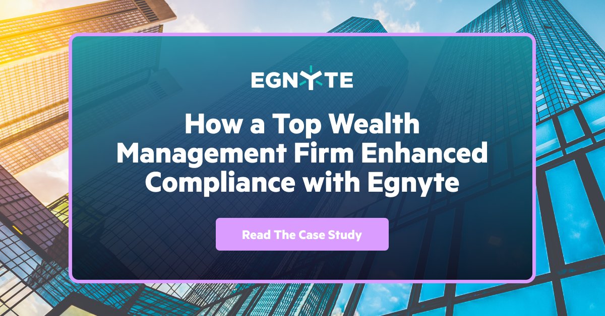 Imagine a world where you can run a quick report and see exactly who has access to what for every single file. A leading wealth management firm achieved just that after swapping out their legacy system for Egnyte. Read the full success story now: bit.ly/46tfqG1