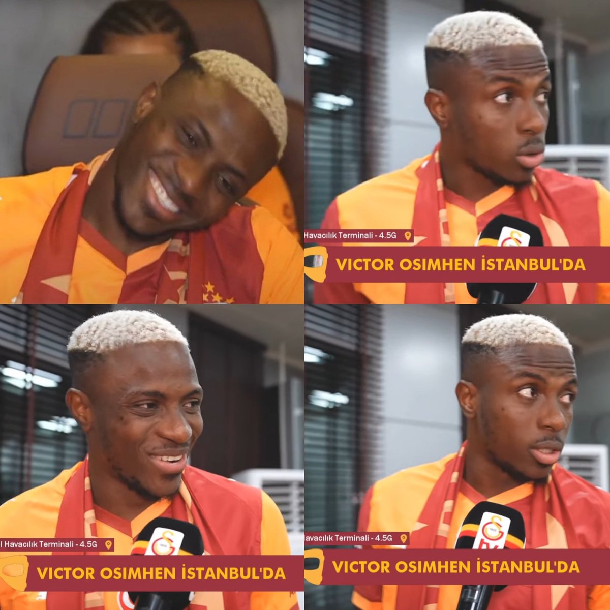 Geldi resmen iki gözümün çiçeği! Hep bu anı bekledik. Tam 1 senedir bonservisini alsakta gerçekten bağrımıza basarak karşılama yapsaydık diye hayal ediyorduk. Aşk kazandı, sevgi kazandı ve gün itibariyle Galatasaray Yüzyılı resmen başladı. Evine, Camiana Hoşgeldin Aslanım 💛❤️🇳🇬