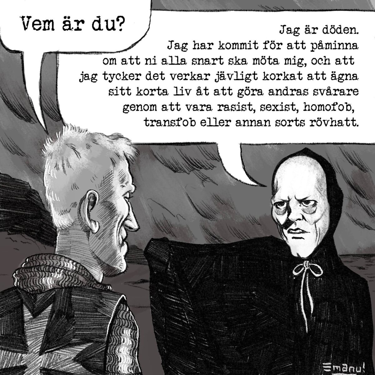 Till alla rasister, homofober, sexister och andra hatiska rövhattar. 
#svpol #svpolitik