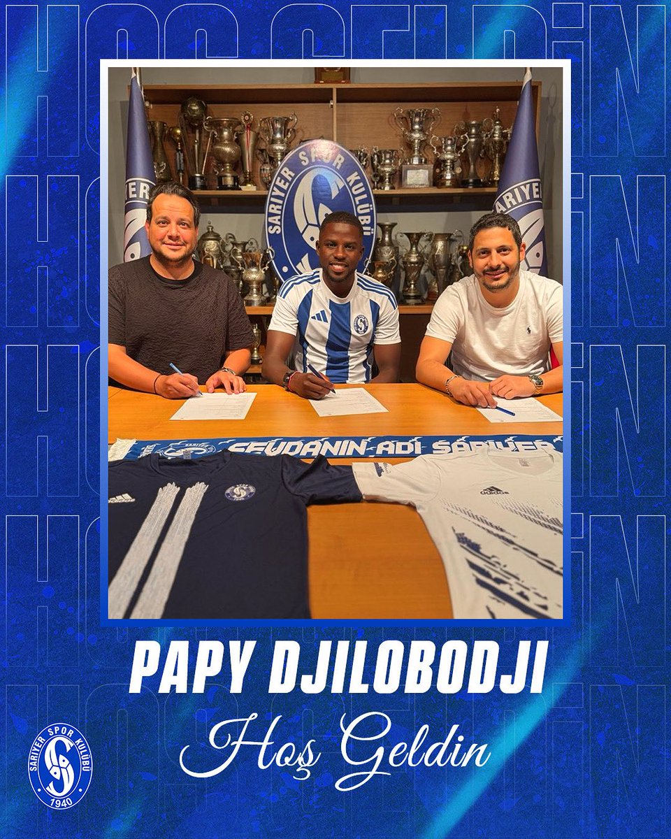 📢 HOŞ GELDİN PAPIS DJILOBODJI! 🦁🔵⚪

Sarıyer’imiz, tecrübeli stoper Papis Mison Djilobodji ile anlaşma sağladı.

🛡️ Güçlü fiziği ve lider karakteriyle savunmamıza güç katacak olan Djilobodji, Fransa, İngiltere ve Almanya’da edindiği büyük tecrübesiyle artık Sarıyer’de!