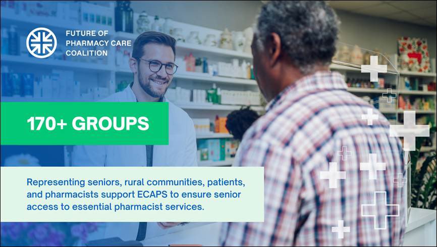 We are proud to join 170 groups in supporting #S2426, bipartisan legislation to ensure senior access to essential pharmacist services. Congress must pass this important legislation to protect America's seniors. Thank you <a href="/LeaderJohnThune/">Leader John Thune</a> <a href="/MarkWarner/">Mark Warner</a> for championing this bill.