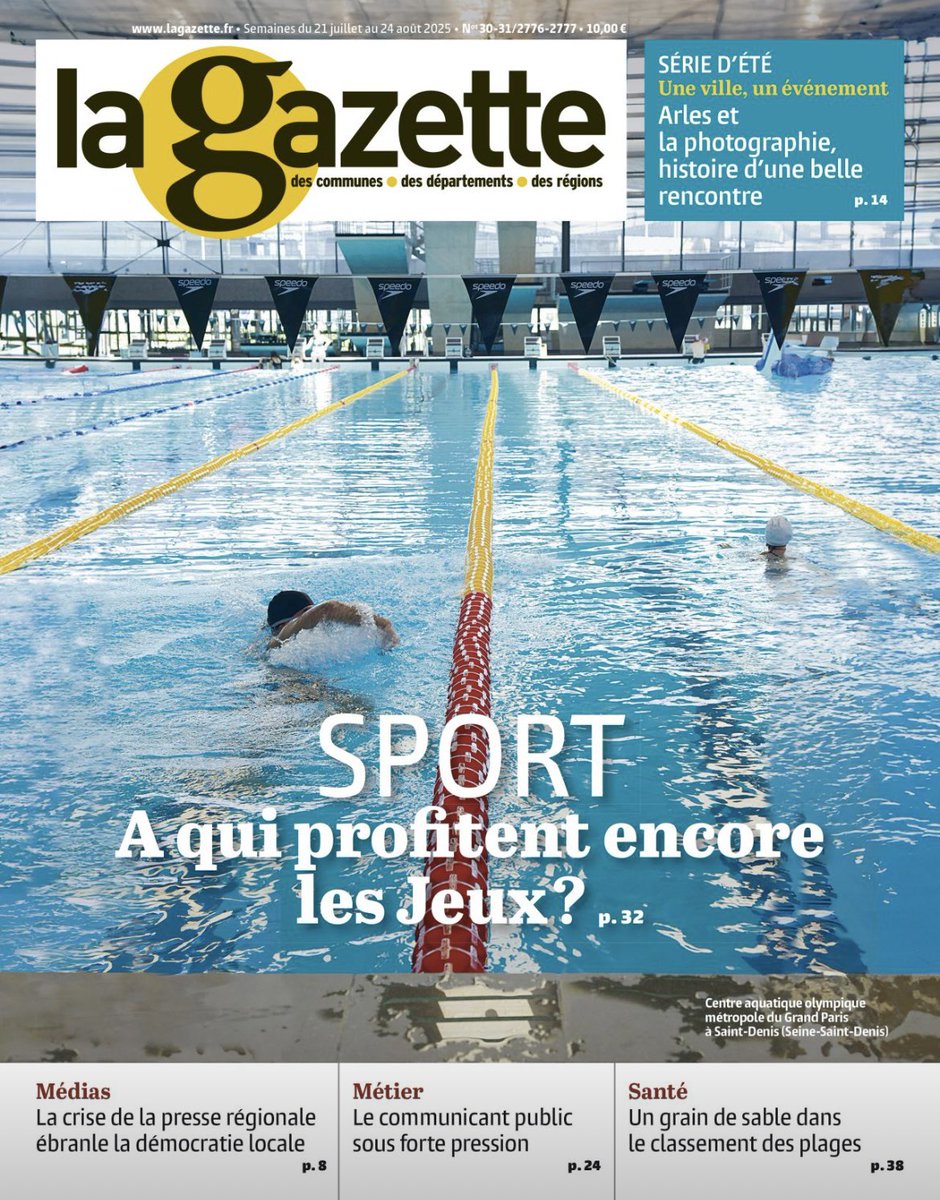 Je suis dans La Gazette des Communes. J’interroge l’héritage réel du « Sport à l’école ». Seules 4 écoles/10 appliquent les 30 min d’APQ, loin des ambitions annoncées. Inégalités, freins structurels et culturels : un débat plus que jamais d’actualité !
🔗 lagazettedescommunes.com/994133/a-lecol…