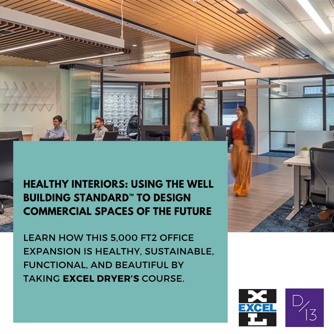 Expand your knowledge with our FREE online course.

<a href="/XLERATORHD/">Excel Dryer</a> : Healthy Interiors: Using the WELL Building Standard™ to Design Commercial Spaces of the Future - aecdai.ly/excel10w