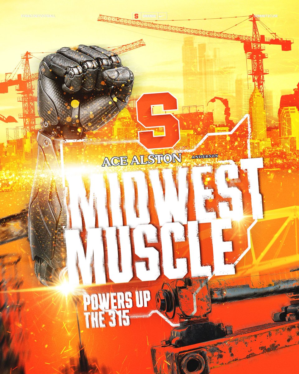 Ashton “Ace” Alston (@acemoney_6) on Twitter photo All Glory to God🙏🏾 After great conversations with <a href="/CoachWatkCUSE/">Charles Watkins</a> I’m excited to receive an offer from <a href="/CuseFootball/">Syracuse Football</a>. Thank you <a href="/FranBrownCuse/">Fran Brown</a> & <a href="/CoachJ_Schaefer/">Joe Schaefer</a> for this opportunity 🥷🏝️ #Cuse🍊
<a href="/CoachEvanDreyer/">Evan Dreyer</a>
<a href="/SyracuseOn247/">SyracuseOn247</a>
<a href="/McAllisterMike1/">Mike McAllister</a> All Glory to God🙏🏾 After great conversations with <a href="/CoachWatkCUSE/">Charles Watkins</a> I’m excited to receive an offer from <a href="/CuseFootball/">Syracuse Football</a>. Thank you <a href="/FranBrownCuse/">Fran Brown</a> & <a href="/CoachJ_Schaefer/">Joe Schaefer</a> for this opportunity 🥷🏝️ #Cuse🍊
<a href="/CoachEvanDreyer/">Evan Dreyer</a>
<a href="/SyracuseOn247/">SyracuseOn247</a>
<a href="/McAllisterMike1/">Mike McAllister</a>