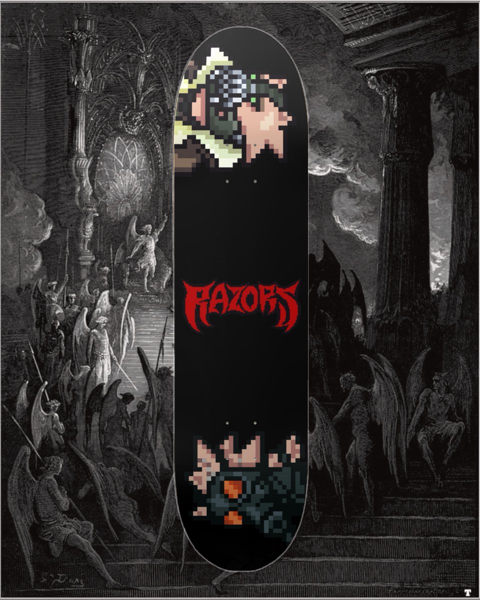 RAZOR DECK OF THE DAY IN 8” 🔥

Welcome our newest addition to the skate shop: 

BANE V MANTIS 😈

boardpusher.com/Razors

$S