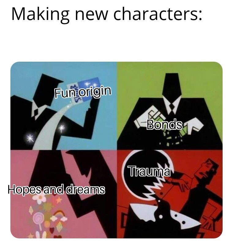 How do you make your dnd characters?