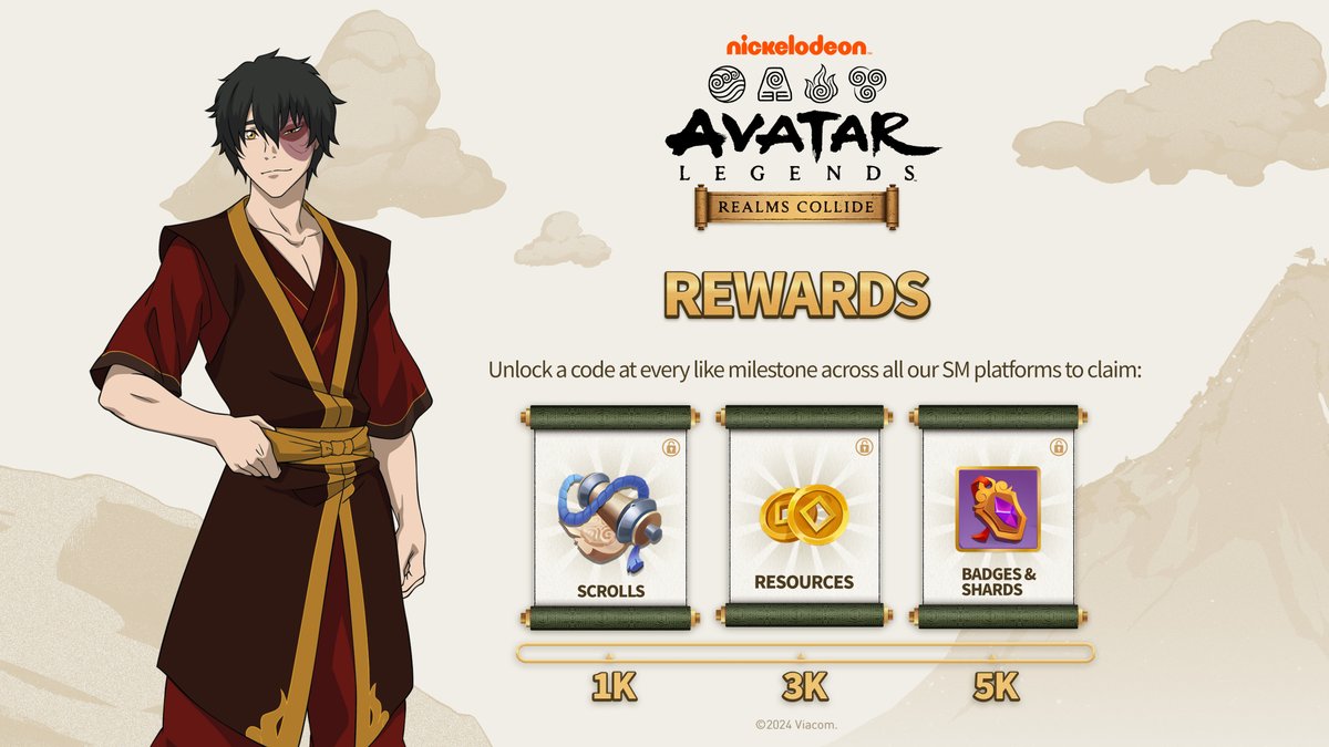 Leaders, your mission begins now.
The balance of the Realms hangs by a thread — only your unity can restore it.

📜 Reach 1,000 likes across all platforms before moonrise (⏰ 03:00 UTC+2).
Succeed, and the first sacred code will be revealed.

The elements are watching. 🌊🔥🌪🌍