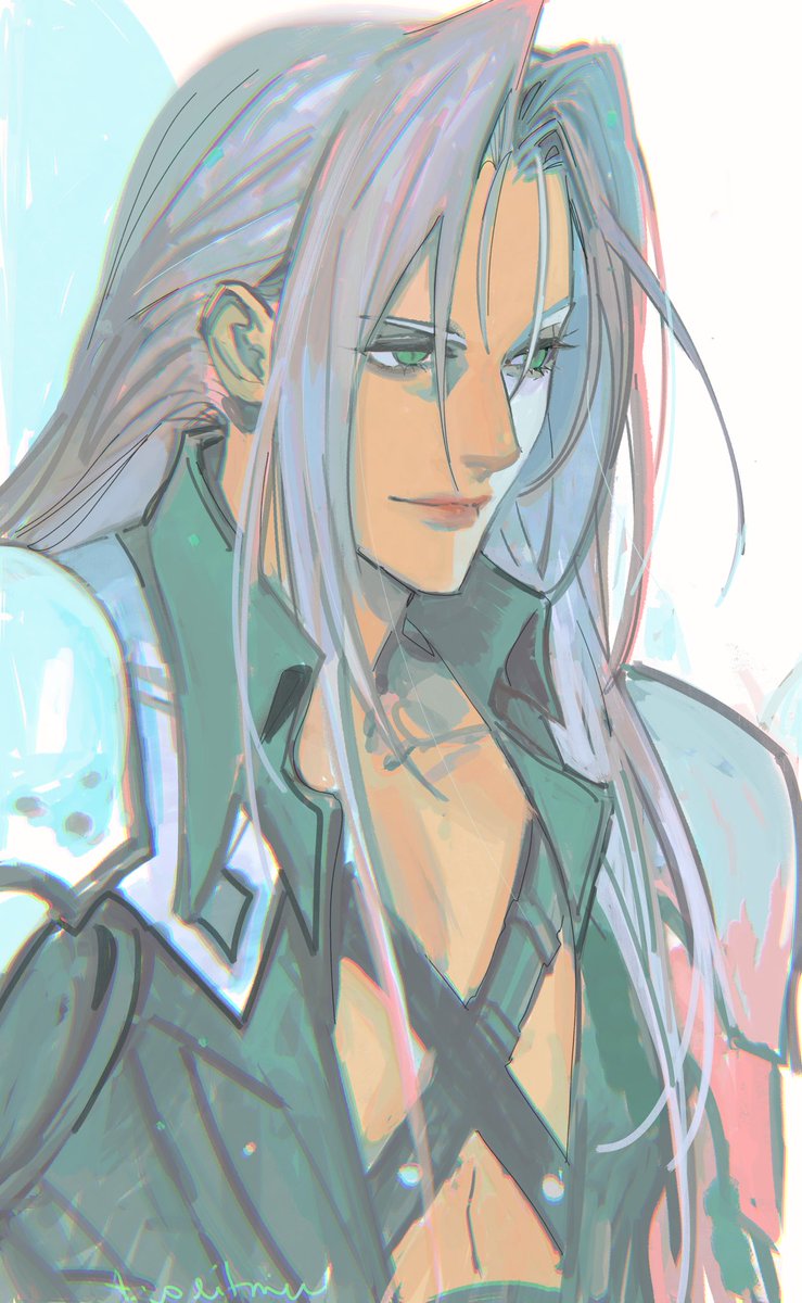 セフィロス 「!!!!!! !!!!!! !!!!!!」|Count Draculacha 🦇のイラスト